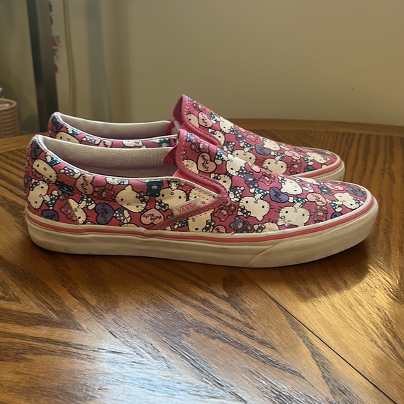 Hello Kitty x Vans Slip Ons Pink / White W10.5 | M9 GUC - Picture 6 of 17
